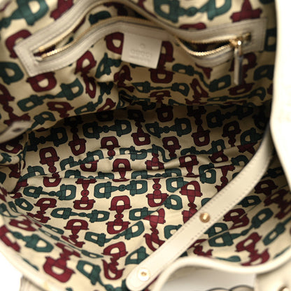 Guccissima Small Pelham Shoulder Bag Off White