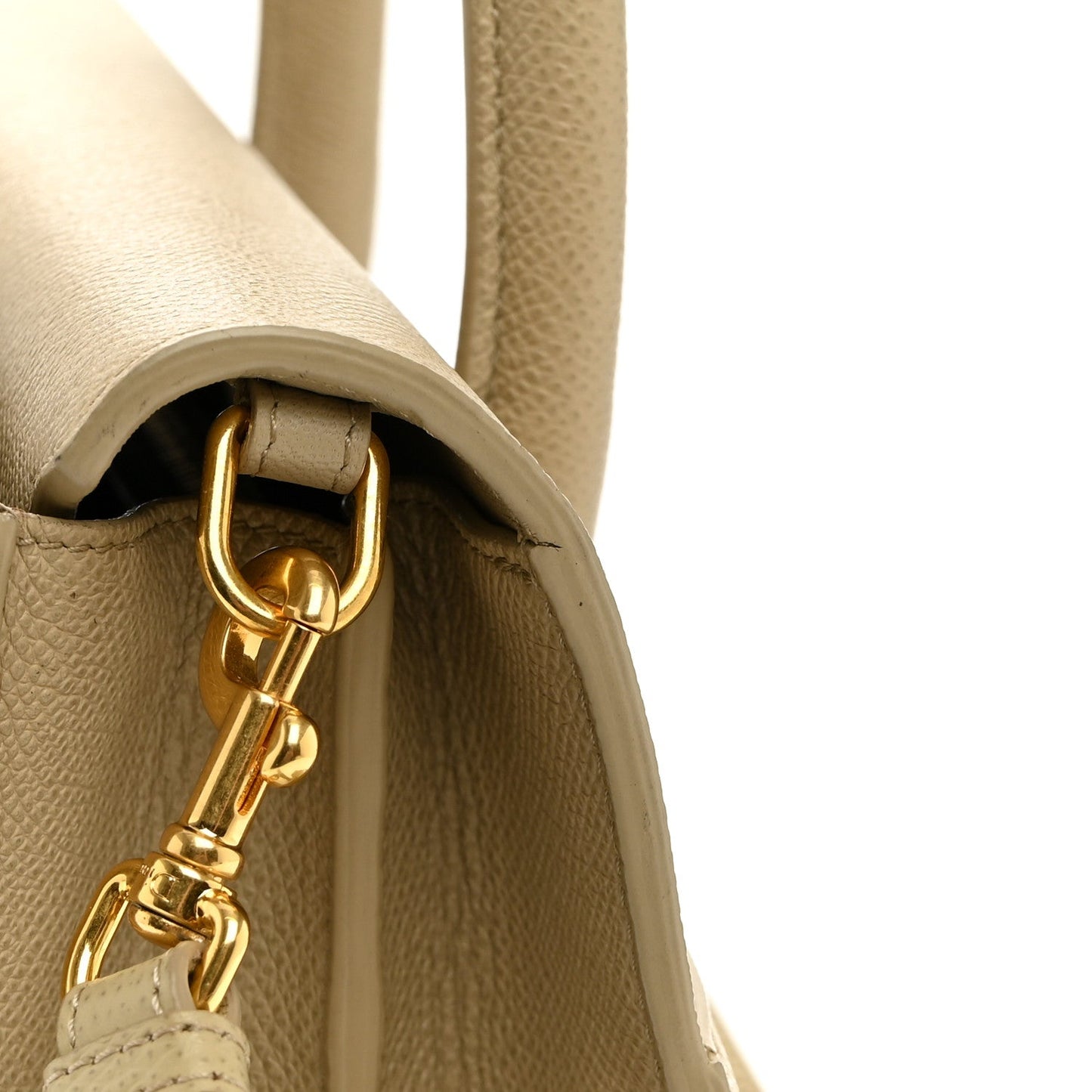 Grained Calfskin St. Honore Tote Beige