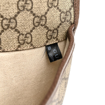 GG Supreme Monogram Neo Vintage Web Belt Bag Brown