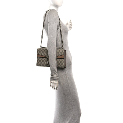 GG Supreme Monogram Small Dionysus Shoulder Bag Taupe