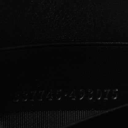 Calfskin Matelasse GG Marmont Chain Wallet Black
