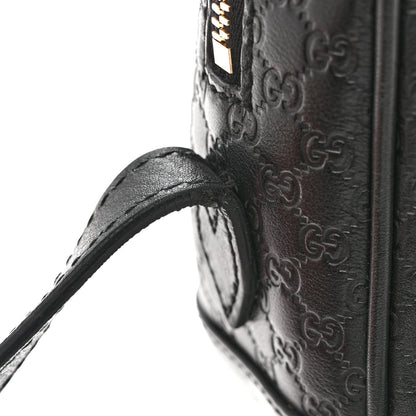 Microguccissima Mini Bree Messenger Bag Black