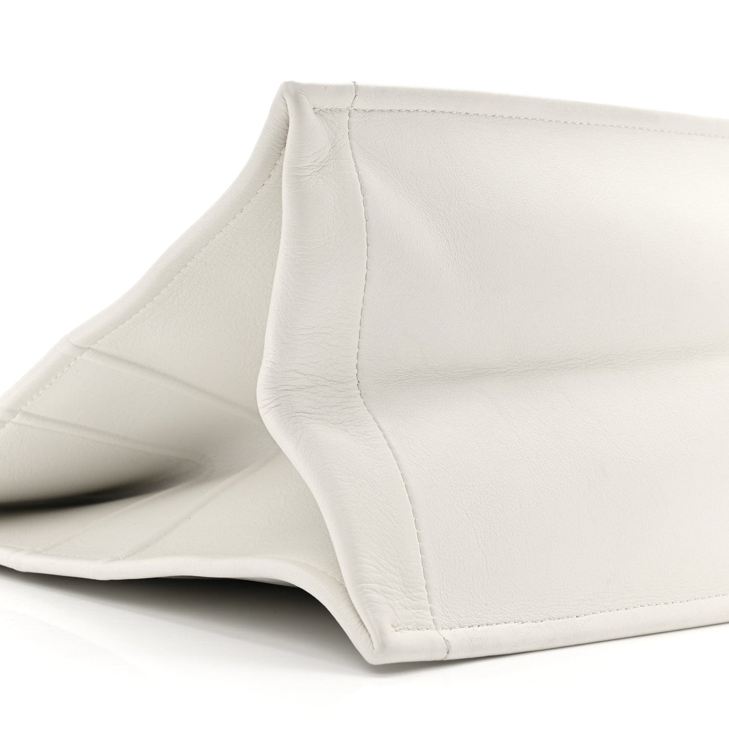 Calfskin Large Surrealism Book Tote Ivory