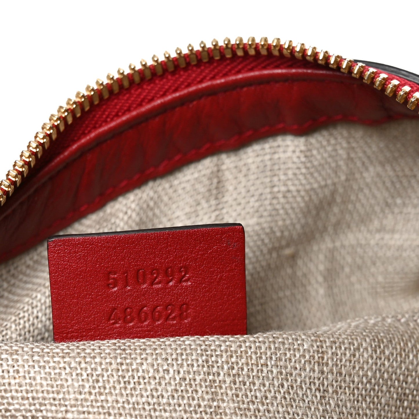 Microguccissima Shoulder Bag Red