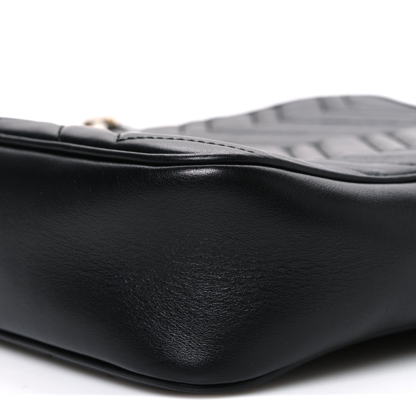Calfskin Matelasse GG Marmont Travel Bag Black