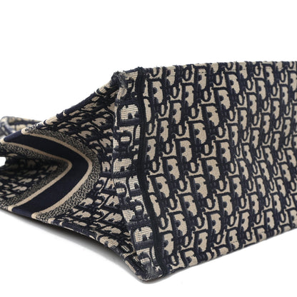 Oblique Large Book Tote Blue Multicolor