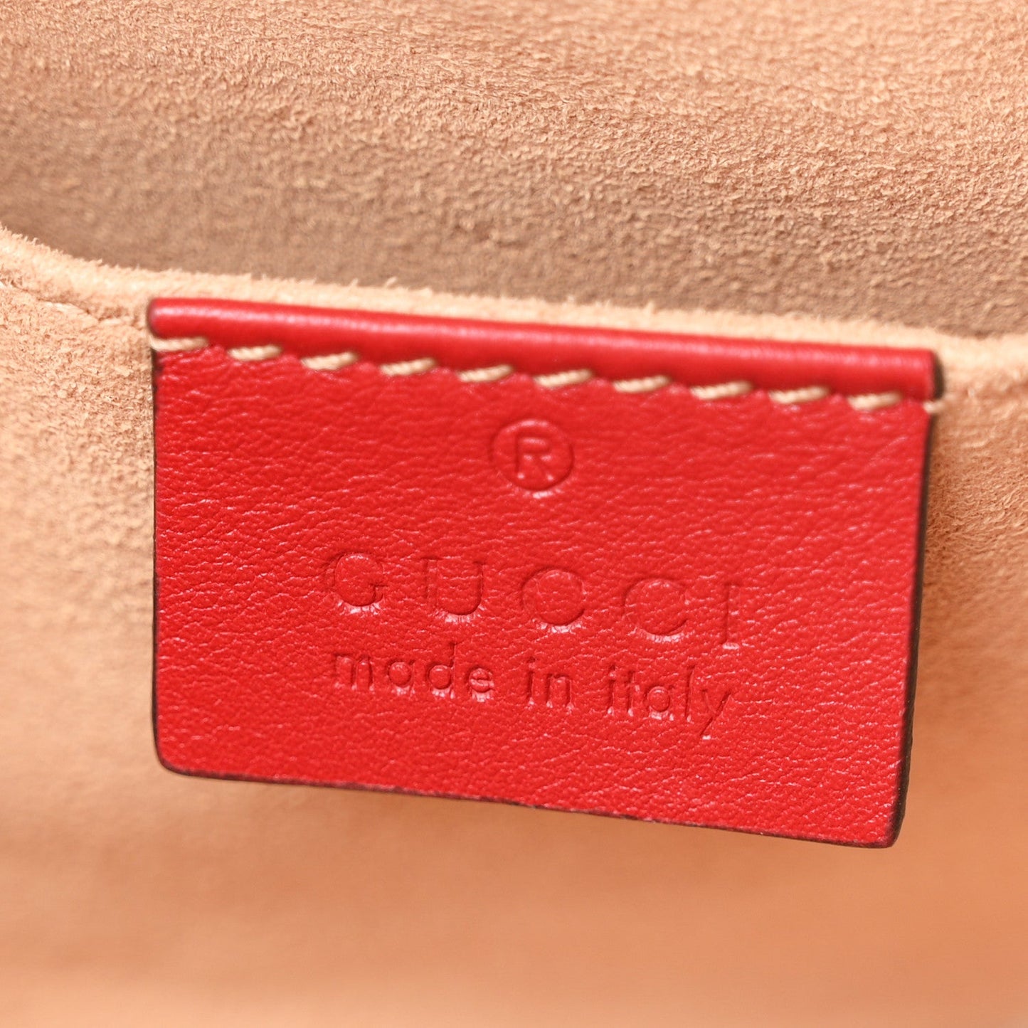 Calfskin Matelasse GG Marmont Belt Bag 75 30 Hibiscus Red