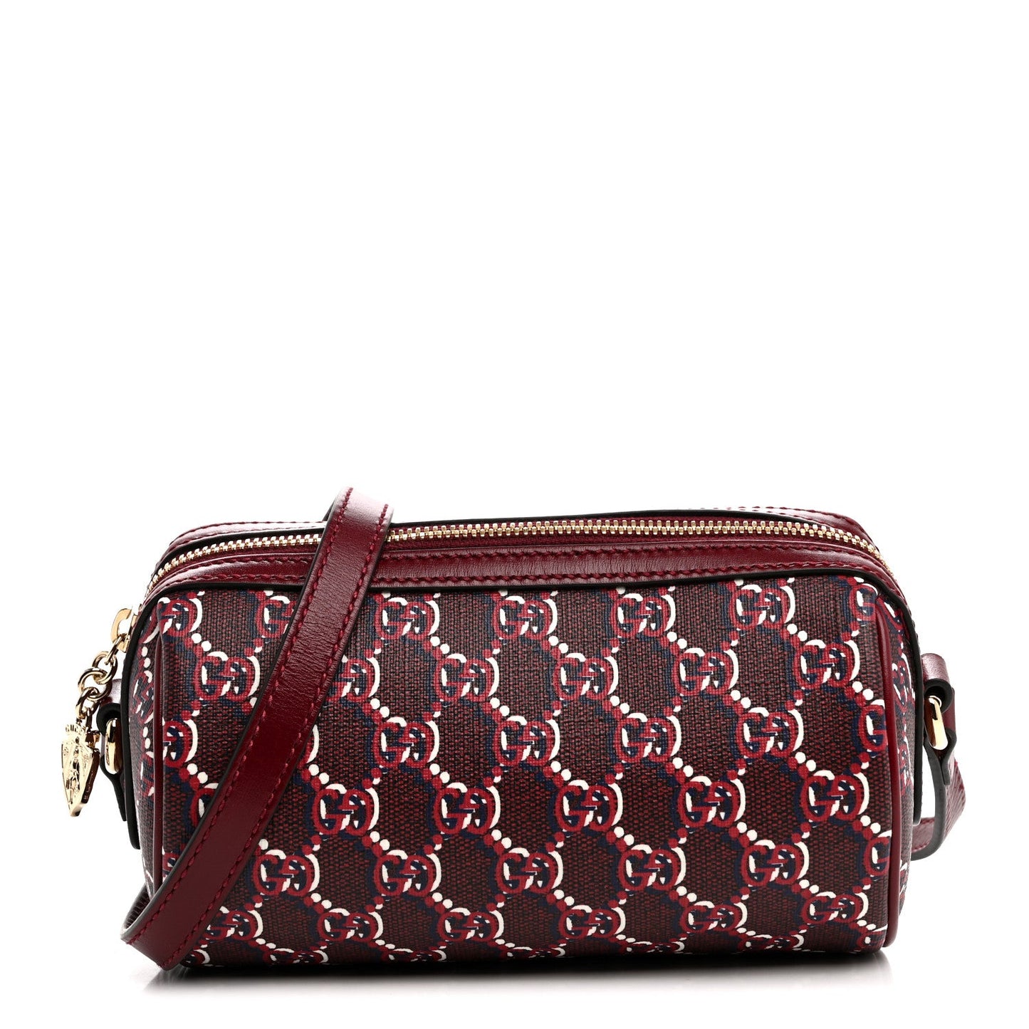 GG Shadow Monogram Ophidia Crossbody Bag Rosso Ancora Red