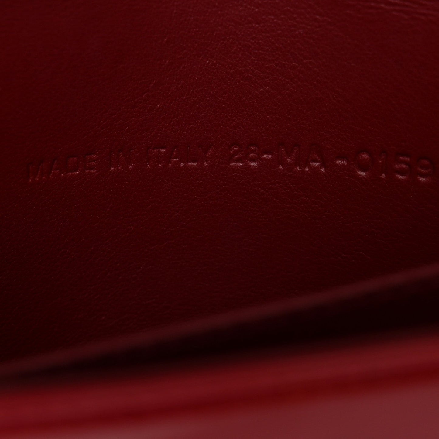Patent Cannage Lady Dior Clutch Red Red
