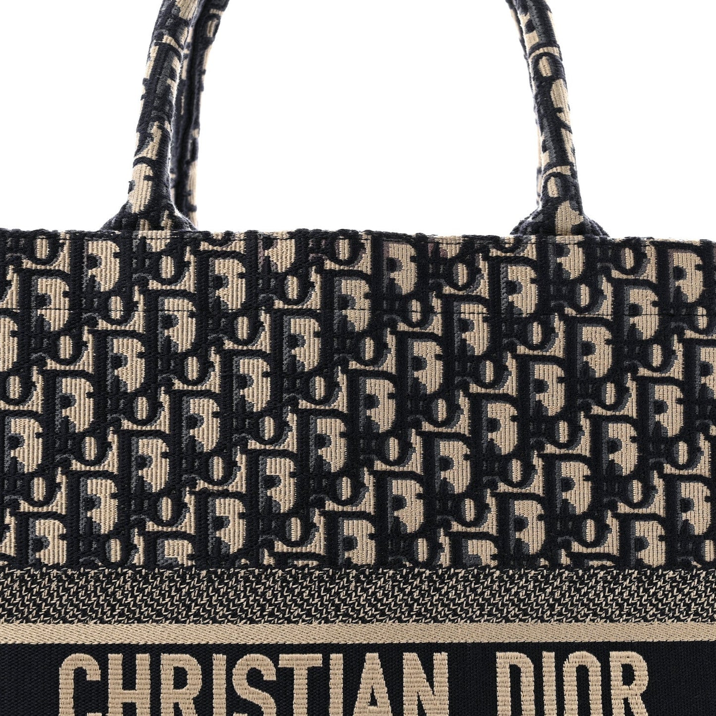 Oblique Large Book Tote Blue Multicolor