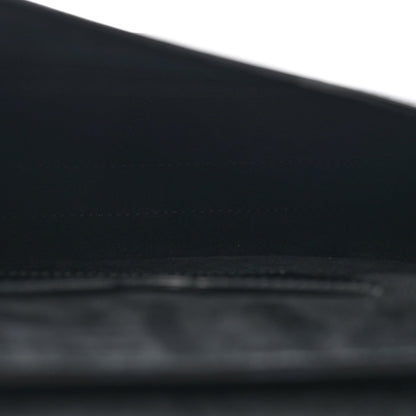 Box Calfskin Medium Bobby Flap Black