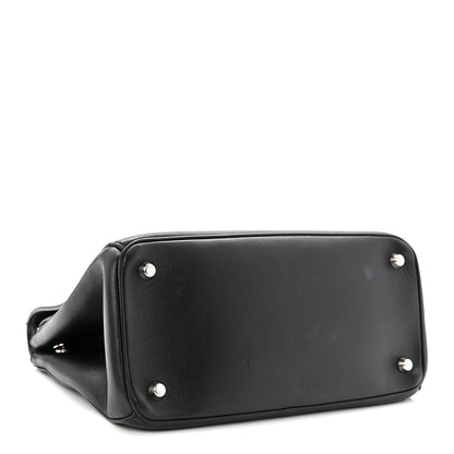 Smooth Calfskin Tri-Color Small Be Dior Flap Black Blue Red