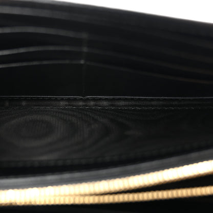 Calfskin Jackie 1961 Chain Wallet Black Black