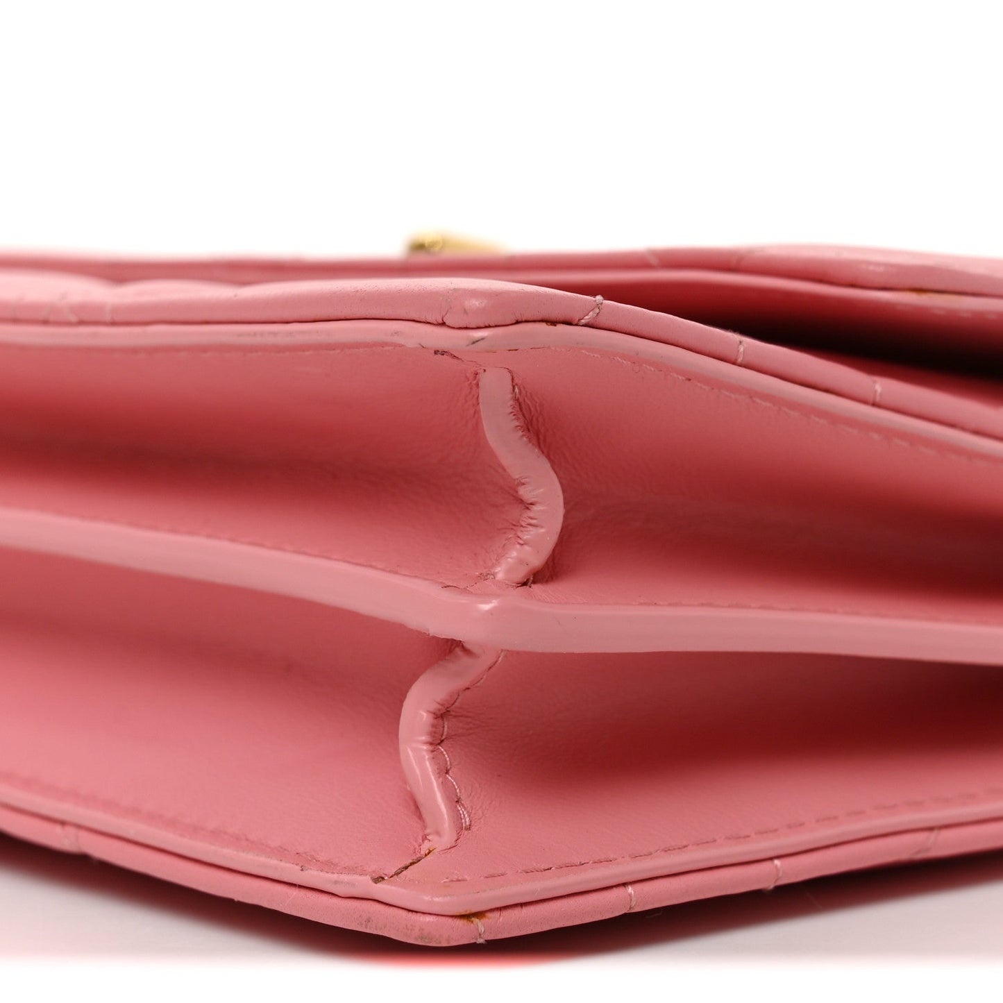 Lambskin Macrocannage Mini Miss Caro Bag Pink
