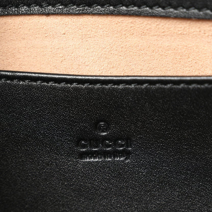 GG Supreme Monogram Azalea Calfskin Horsebit 1955 Mini Bag Beige Black