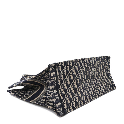 Oblique Large Book Tote Blue Multicolor