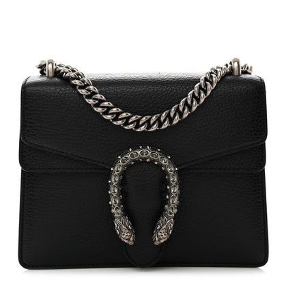 Calfskin Mini Dionysus Shoulder Bag Black