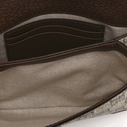GG Supreme Monogram Textured Dollar Calfskin Blondie Belt Bag 85 34 Beige Ebony New Acero
