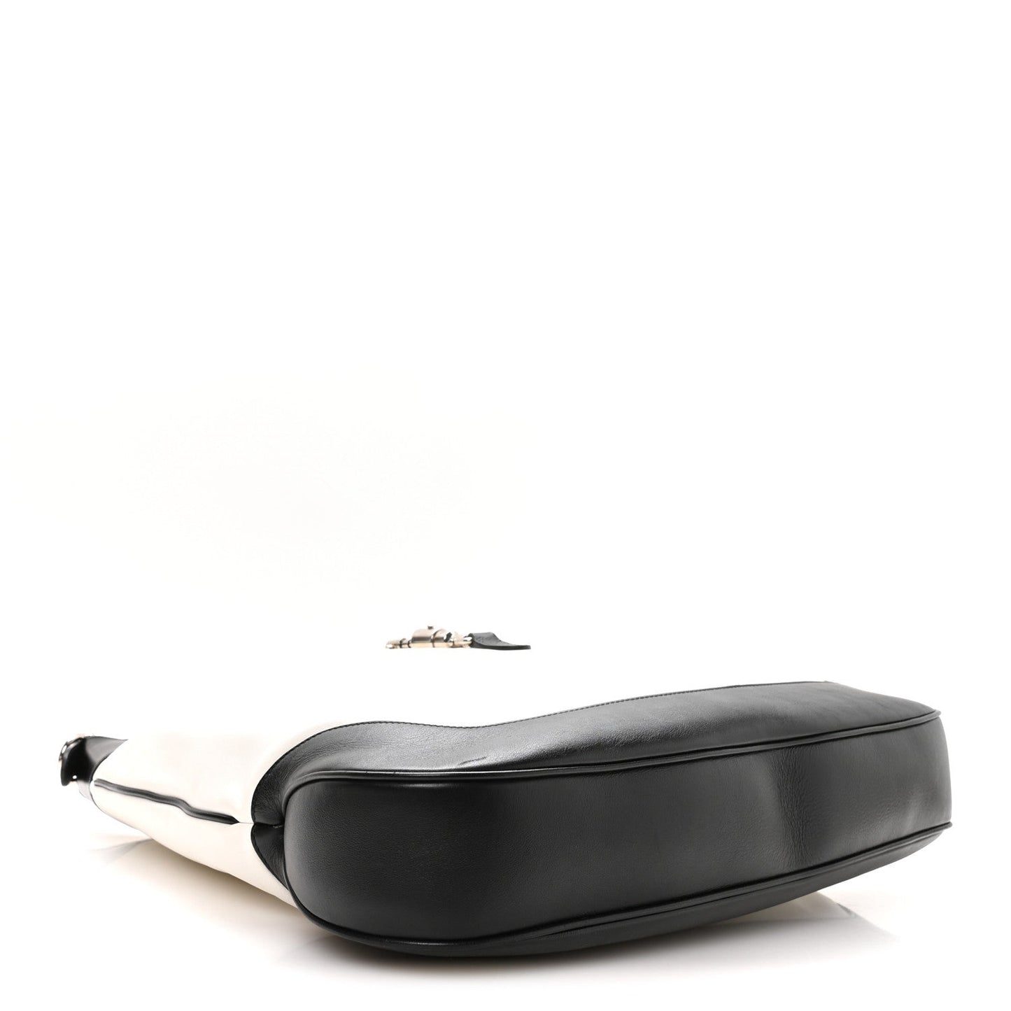 Calfskin Large Jackie 1961 Shoulder Bag Black White