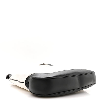 Calfskin Large Jackie 1961 Shoulder Bag Black White