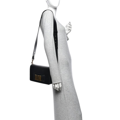 Smooth Calfskin Dio(r)evolution Flap Bag Black