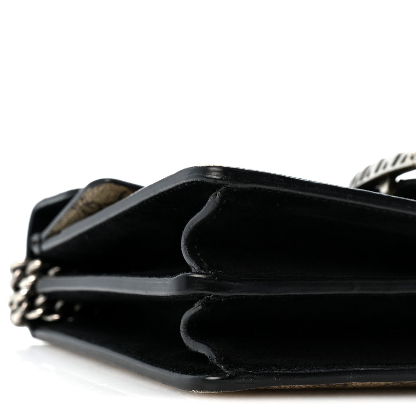 GG Supreme Monogram Small Dionysus Shoulder Bag Black