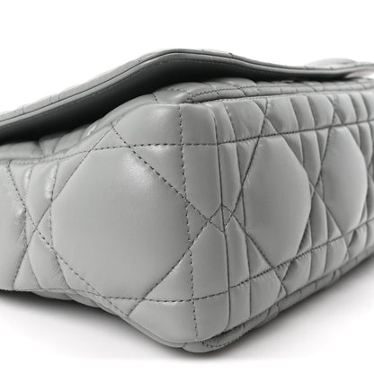 Calfskin Macrocannage Medium Caro Bag Iron Grey