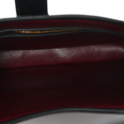 Calfskin Small Jackie Shoulder Bag Black
