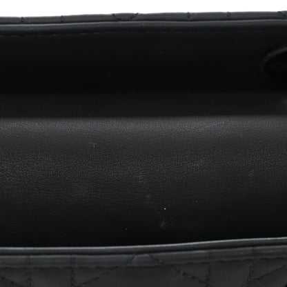 Ultra Matte Calfskin Cannage Small My ABCDior Lady Dior Black