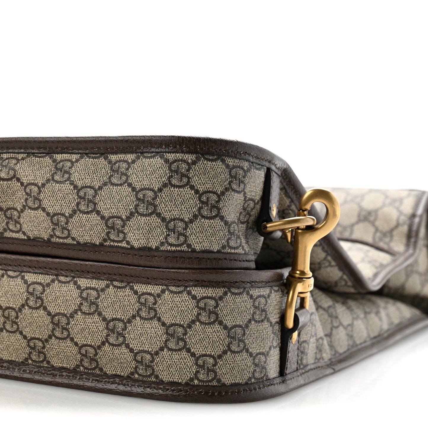 GG Supreme Monogram Web Savoy Garment Bag Beige Ebony New Acero
