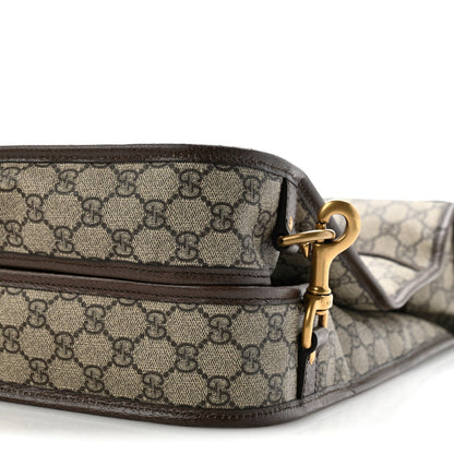 GG Supreme Monogram Web Savoy Garment Bag Beige Ebony New Acero