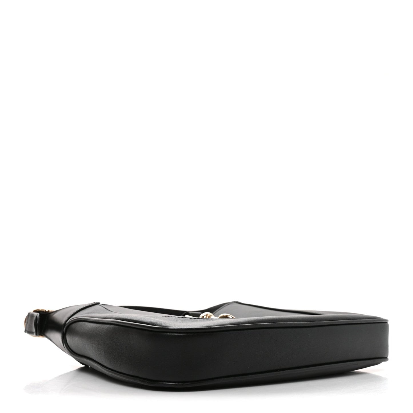 Calfskin Small Jackie Shoulder Bag Black
