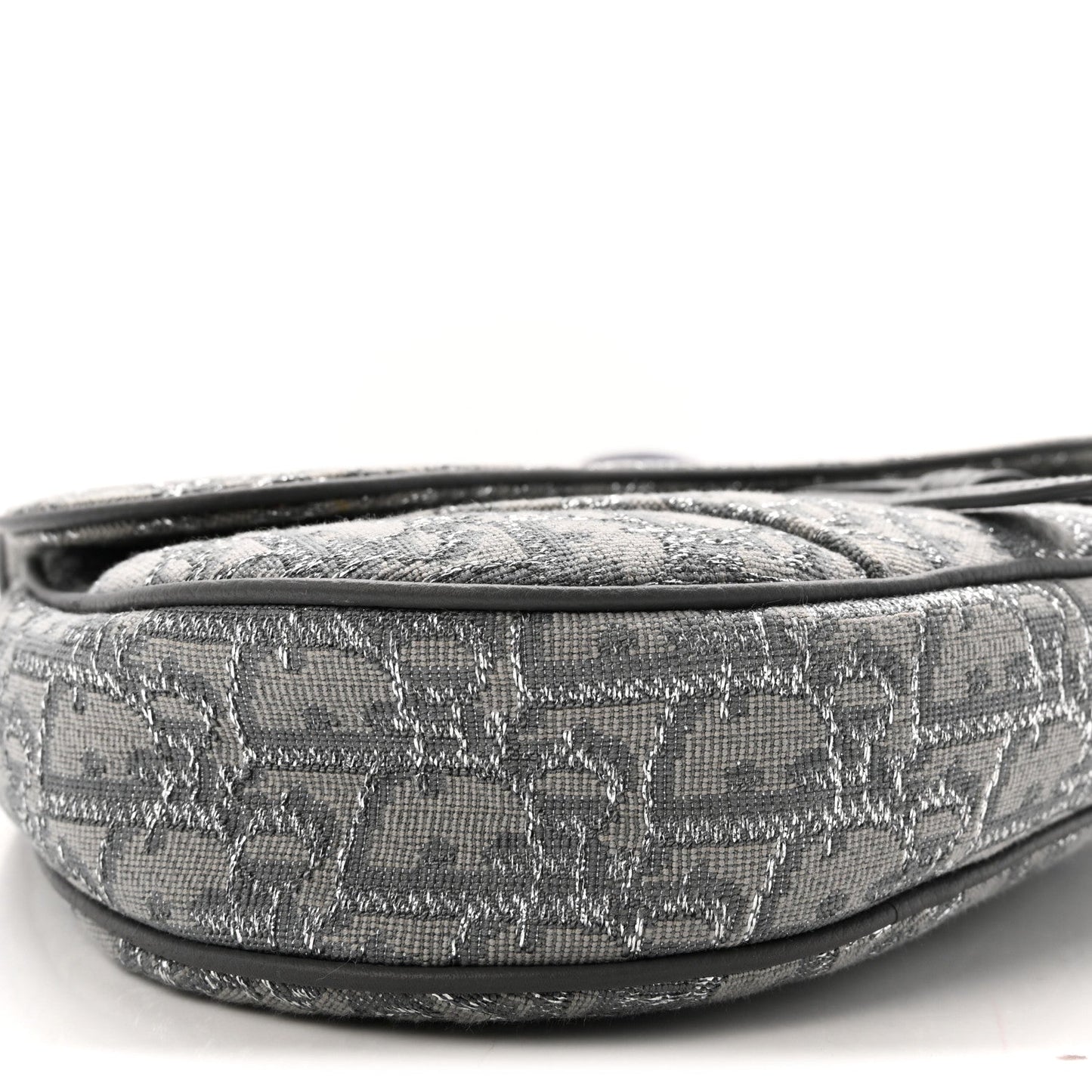 Oblique Mens Saddle Bag Grey