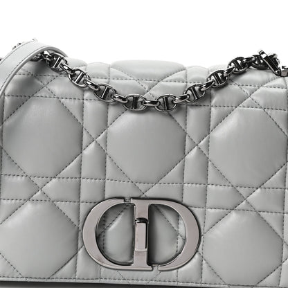Calfskin Macrocannage Medium Caro Bag Iron Grey