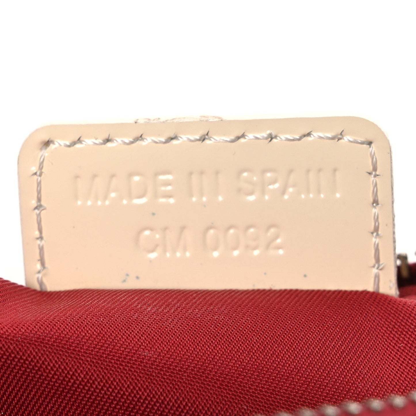 Monogram Mini Saddle Pochette Red