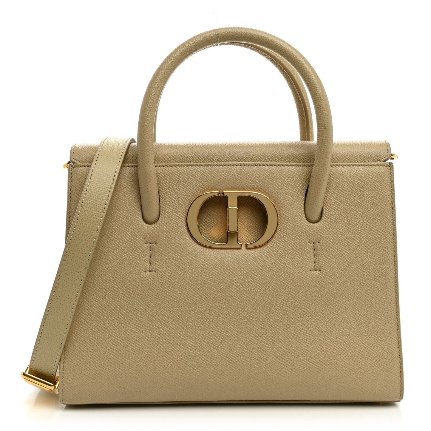 Grained Calfskin St. Honore Tote Beige