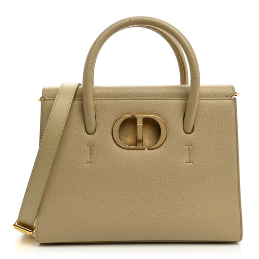Grained Calfskin St. Honore Tote Beige