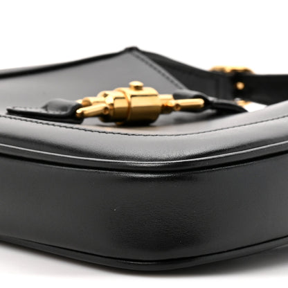 Boarded Dyana Lux Calfskin Mini Jackie 1961 Hobo Black