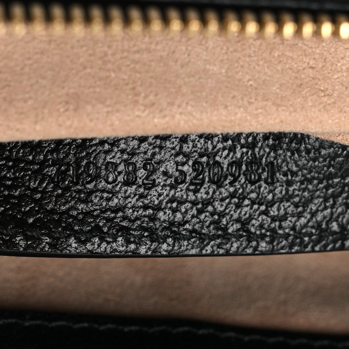 Textured Calfskin Web Small Ophidia Tote Bag Black