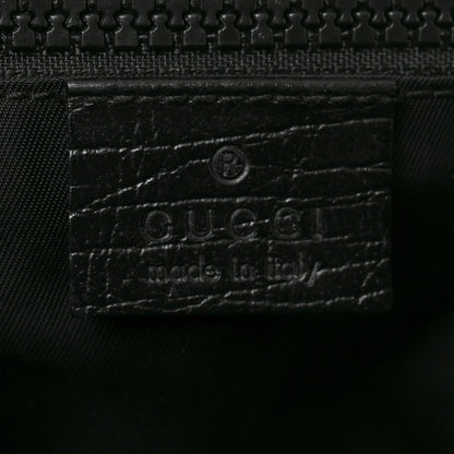 GG Supreme Monogram Messenger Bag Black Grey