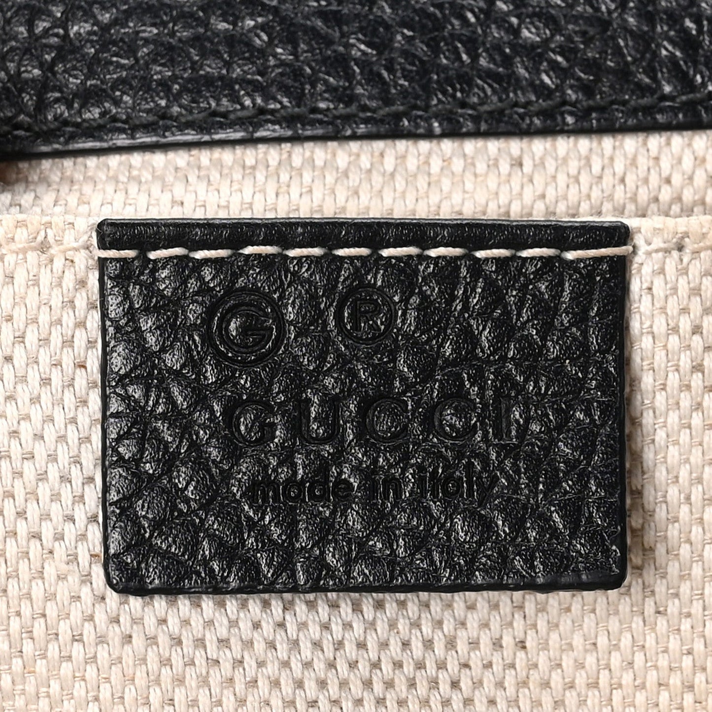 Calfskin Small GG Marmont Top Handle Bag Black