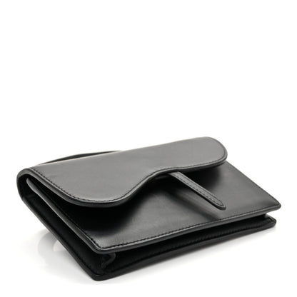 Calfskin Saddle Belt Bag Black