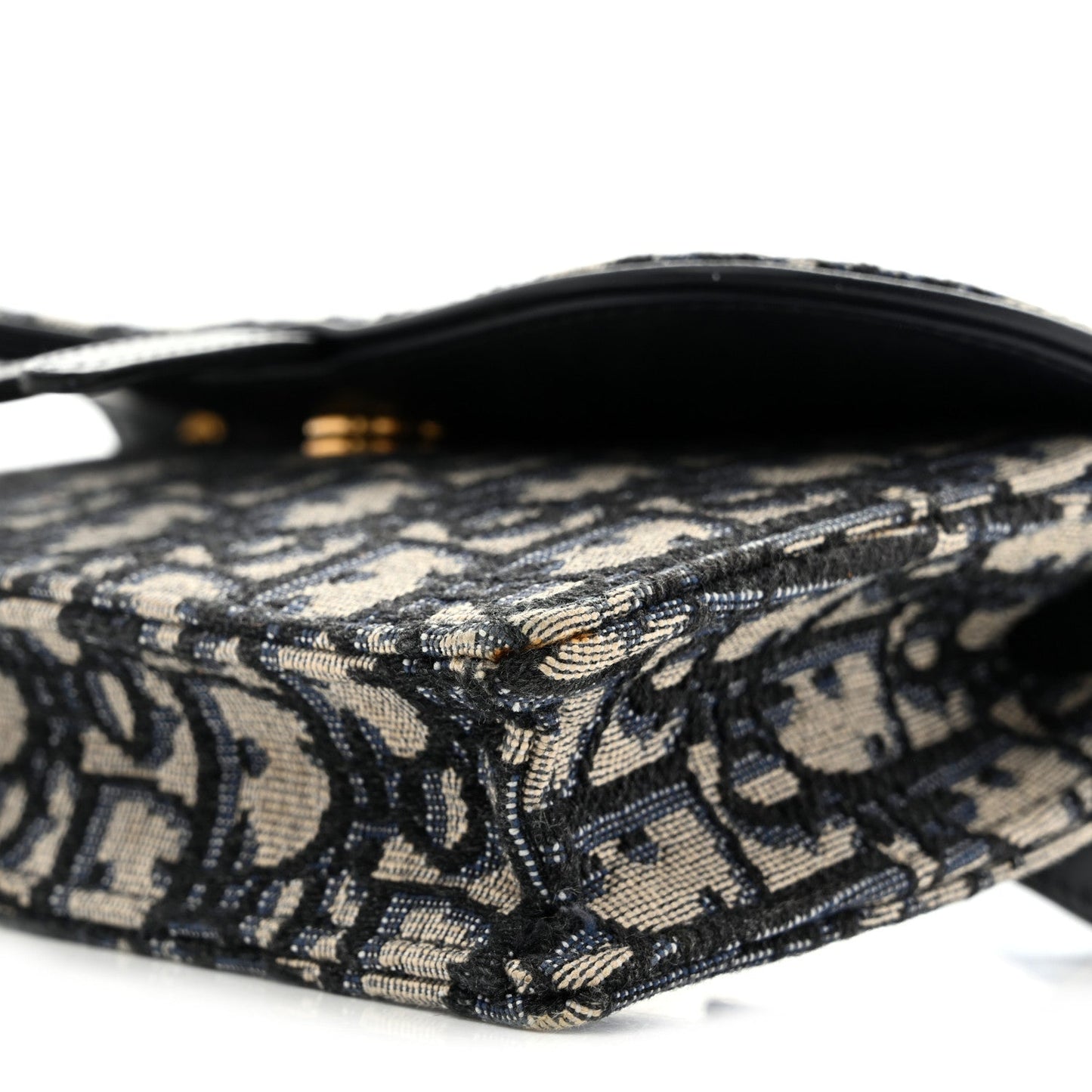 Oblique Saddle Belt Bag Blue