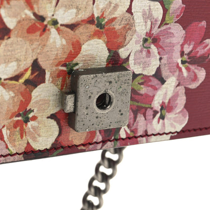 Calfskin Blooms Print Small Dionysus Shoulder Bag Romantic Cherry Multicolor