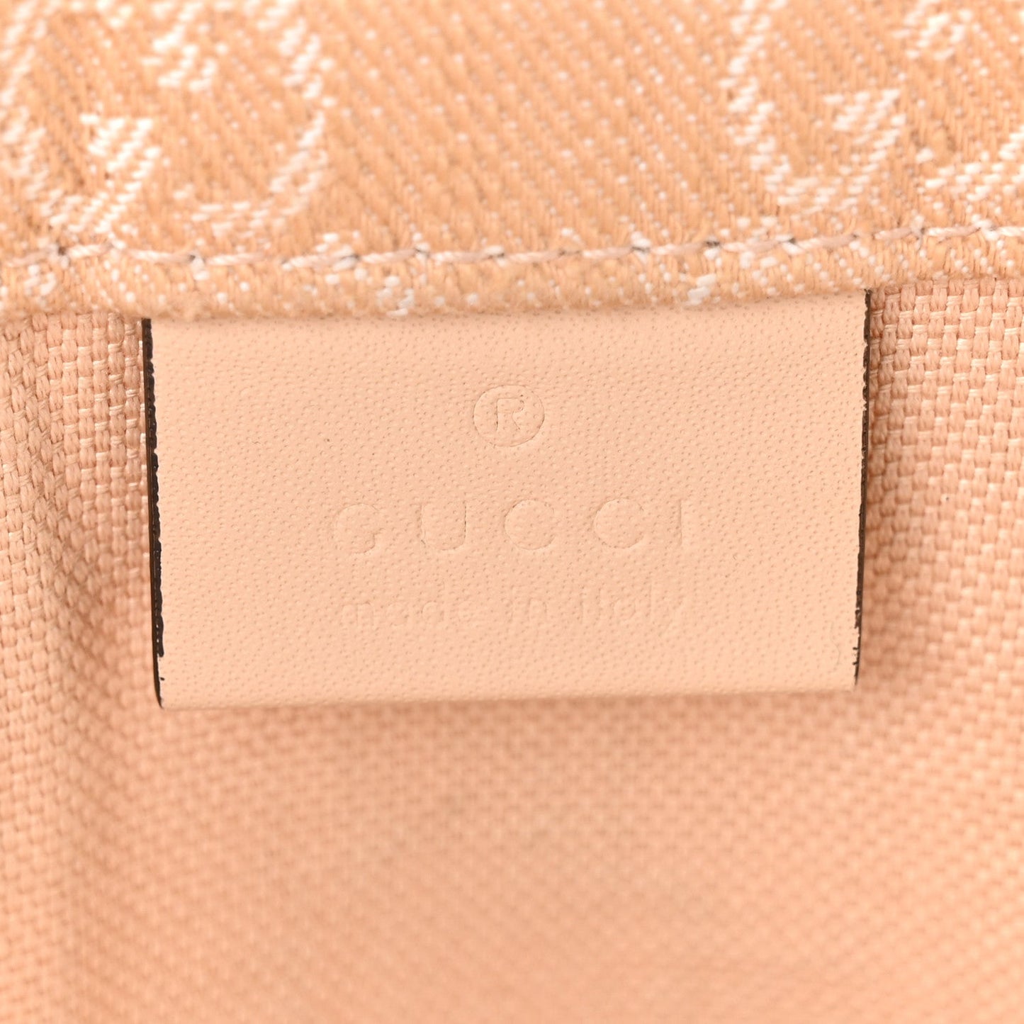 Denim Ophidia GG Monogram Tote Medium Light Beige