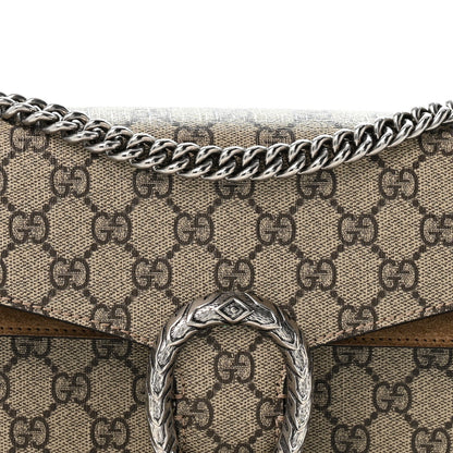 GG Supreme Monogram Small Dionysus Shoulder Bag Taupe
