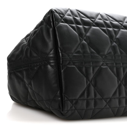 Calfskin Macrocannage Large Toujours Black