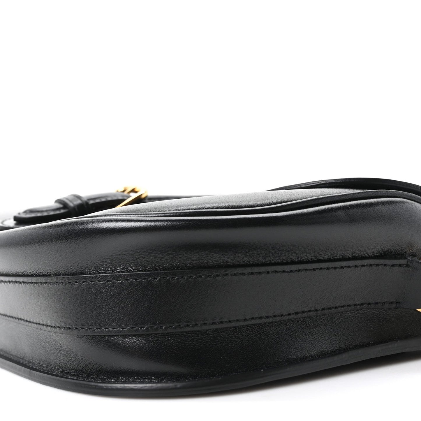 Box Calfskin Medium Bobby Flap Black