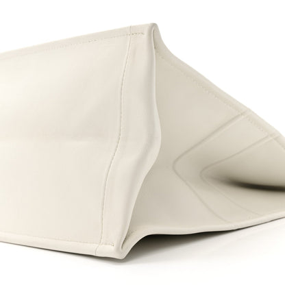 Calfskin Large Surrealism Book Tote Ivory