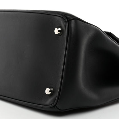 Smooth Calfskin Small Bi-Color Be Dior Flap Black Pink